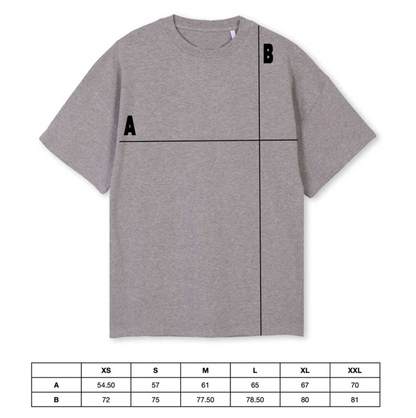 Heavyweight Washed grey t-shirt - "S"