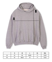 Load image into Gallery viewer, Lightweight washed grey hoodie - &quot;S&quot;
