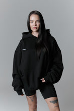 Načíst obrázek do prohlížeče Galerie, Heavyweight Black hoodie - &quot;S&quot;
