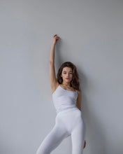 Load image into Gallery viewer, String top &amp; Leggins Set - Pure White
